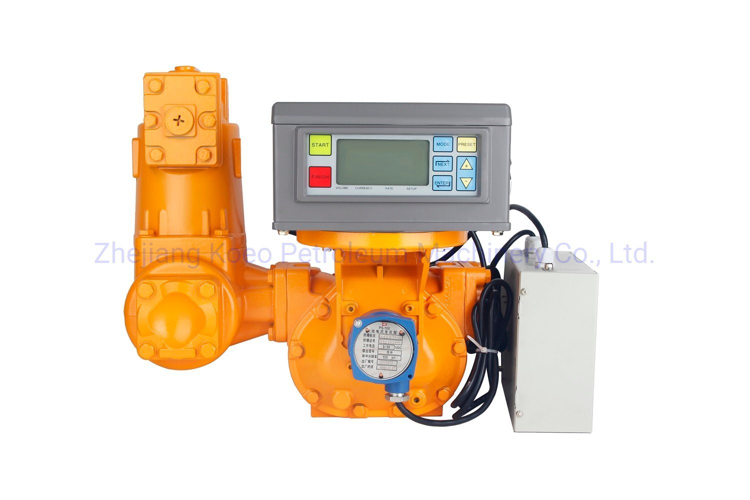 Electronic Digital Positive Displacement Flow Meter